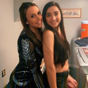 Sequined cocktail dress